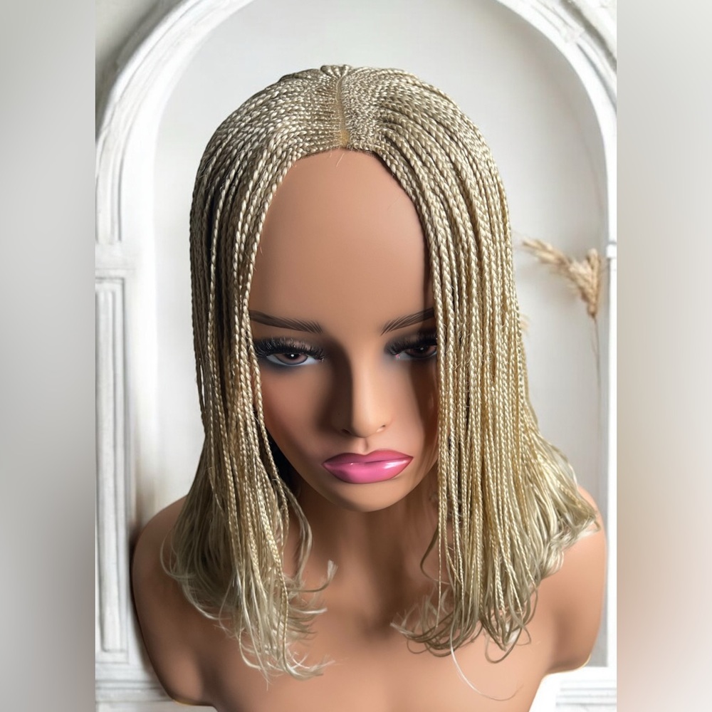 Stylish Blonde Braided Wig